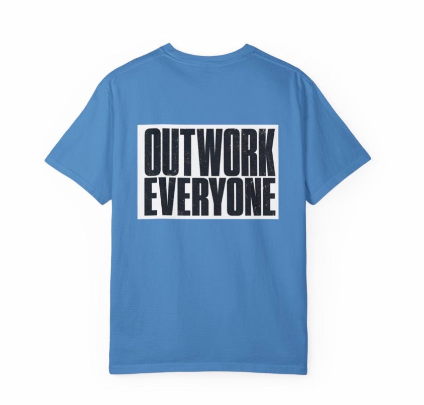 The “Outwork Everyone” tee